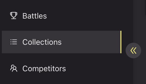 JuttleApp / Collections view in main menu